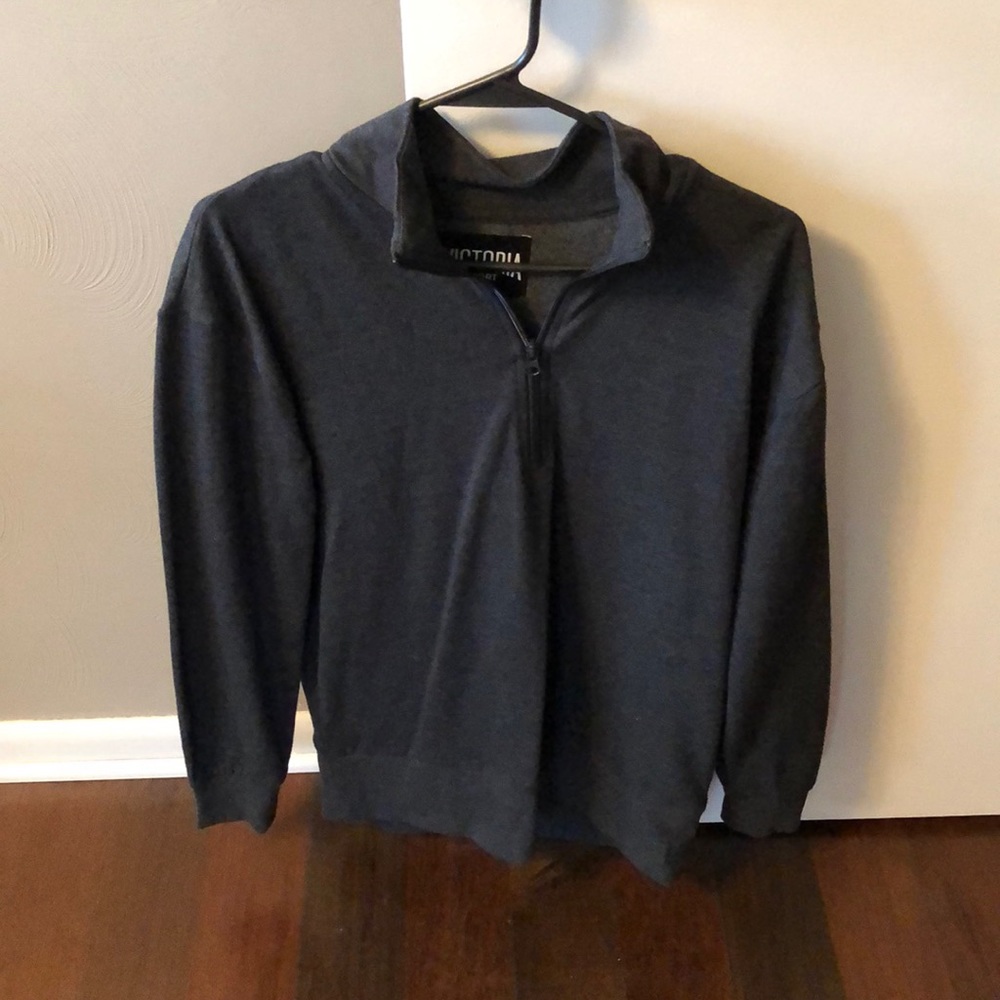 Victoria Sport charcoal quarter zip